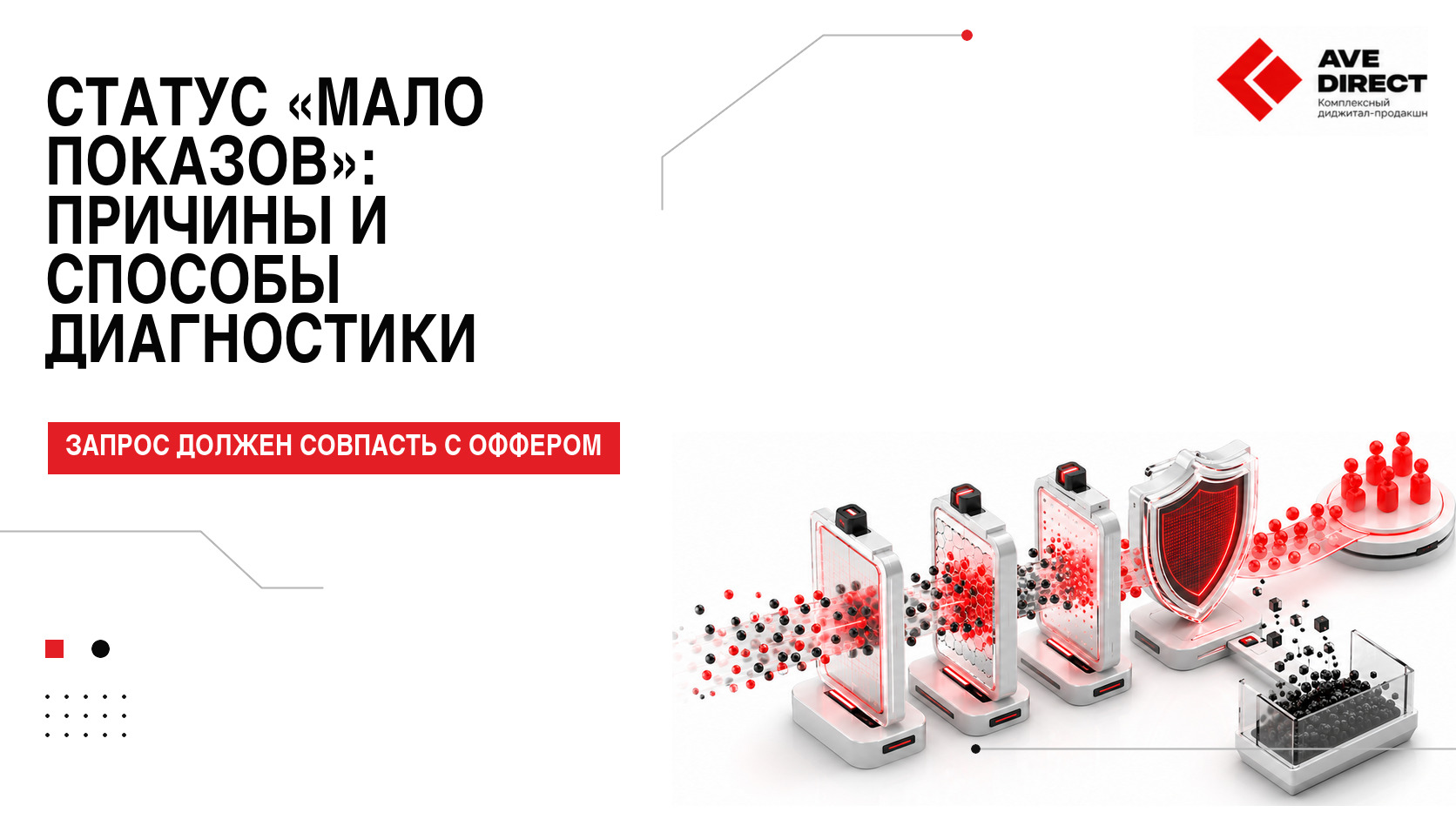 Статус «Мало показов»: причины и способы диагностики